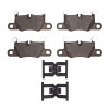 R1 2010-2023 Porsche 911 Rear R1 Semi Met Pads & Hardware Kit