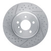R1 2013-2021 BMW 330I xDrive Sedan Rear Brake Rotor - Dimpled and Slotted