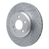 R1 2013-2021 BMW 330I xDrive Sedan Rear Brake Rotor - Dimpled and Slotted