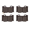 R1 08-25 Infiniti G37 Rear R1 Ceramic Brake Pads