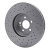 R1 2015-2023 Mercedes-Benz C300 Sedan Front GeoSPEC Coated Rotor - Drilled