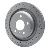 R1 2005-2008 Pontiac Grand Prix Rear GeoSPEC Coated Rotor - Drilled
