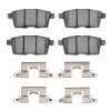 R1 2007-2015 Ford Edge Rear R1 Ceramic Pads & Hardware Kit