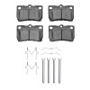 R1 2006-2013 Lexus IS250 Rear R1 Ceramic Pads & Hardware Kit