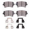 R1 2003-2018 Audi S6 Rear R1 Ceramic Pads & Hardware Kit