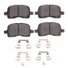 R1 1998-2002 Chevrolet Prizm Front R1 Ceramic Pads & Hardware Kit
