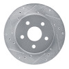 R1 88-90 Dodge Monaco Front Left Drilled & Slotted Silver Brake Rotor