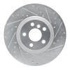 R1 15-25 BMW X1 (USA/Canada) Front Right Drilled & Slotted Silver Brake Rotor