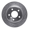 R1 06-20 BMW 420i (Mexico) Rear Right Drilled & Slotted Silver Brake Rotor