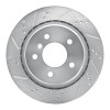 R1 95-02 BMW Z3 Right Rear Drilled & Slotted Silver Brake Rotor