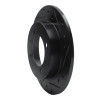 R1 00-07 Mitsubishi SPace STAR (Mexico) Rear Right Drilled & Slotted Black Brake Rotor