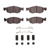R1 15-18 Dodge Vislon (Mexico) Front Semi Met Pads & Hardware Kit