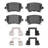 R1 06-21 Audi S3 (Mexico) Rear Semi Met Pads & Hardware Kit