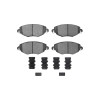 R1 01-08 Ford Mondeo (Mexico) Front Semi Met Pads & Hardware Kit