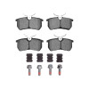 R1 01-19 Ford Fiesta (USA/Canada) Rear Semi Met Pads & Hardware Kit