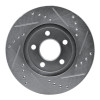 R1 95-99 Dodge Neon (USA/Canada) Front Left Drilled & Slotted Silver Brake Rotor