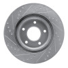 R1 07-25 Chrysler SEBRING Front Right Drilled & Slotted Silver Brake Rotor