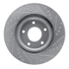 R1 07-25 Chrysler SEBRING Front Left Drilled & Slotted Silver Brake Rotor