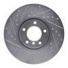 R1 07-21 BMW 228I Front Right Drilled & Slotted Silver Brake Rotor