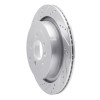 R1 05-16 Land Rover Discovery (Latin America) Rear Left Drilled & Slotted Silver Brake Rotor