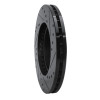 R1 92-98 Lexus SC300 Front Left Drilled & Slotted Black Brake Rotor