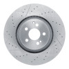 R1 21-25 Mercedes-Benz GLE53 AMG Rear Drilled and Slotted Brake Rotor