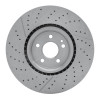 R1 14-19 Mercedes-Benz GLA45 AMG Front Drilled and Slotted Brake Rotor