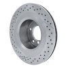 R1 13-18 Mercedes-Benz G65 AMG Rear Drilled and Slotted Brake Rotor