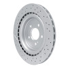 R1 12-20 Mercedes-Benz GLA45 AMG Rear Drilled and Slotted Brake Rotor