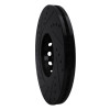 R1 02-05 Volkswagen Passat (USA/Canada) Front Right Drilled & Slotted Black Brake Rotor