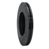 R1 04-13 Mazda 3 Front Right Drilled & Slotted Black Brake Rotor