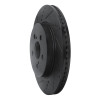 R1 19-25 Toyota Corolla (US/Canada) Front Left Drilled & Slotted Black Brake Rotor