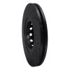 R1 00-03 Audi A8 Front Right Drilled & Slotted Black Brake Rotor