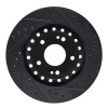 R1 93-99 Dodge STEALTH Front Right Drilled & Slotted Black Brake Rotor