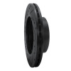 R1 83-89 Chrysler Conquest Front Right Drilled & Slotted Black Brake Rotor