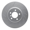 R1 13-20 BMW 435I Front Dimpled & Slotted GeoSPEC Coated Rotor