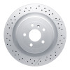 R1 12-19 Mercedes-Benz GLE63 AMG Rear Drilled & Slotted GeoSPEC Coated Rotor