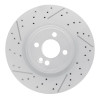 R1 09-14 Mini Cooper (Excl Clubman) Front Drilled & Slotted GeoSPEC Coated Rotor