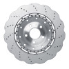 R1 13-24 Audi RS5 Front Drilled Carbon Alloy GeoMET Rotor
