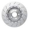 R1 07-08 Audi RS4 Right Rear Drilled Carbon Alloy GeoMET Rotor