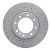 R1 17-18 Mercedes-Benz G550 4X4 Front Drilled Carbon Alloy GeoMET Rotor