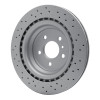 R1 12-15 Mercedes-Benz ML400 Rear Drilled Carbon Alloy GeoMET Rotor