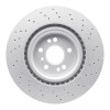 R1 12-19 Mercedes-Benz GLE300D Front Drilled Carbon Alloy GeoMET Rotor
