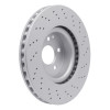 R1 07-13 Mercedes-Benz CL550 Front Drilled Carbon Alloy GeoMET Rotor