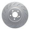 R1 15-19 BMW X5 Left Rear Drilled Carbon Alloy GeoMET Rotor