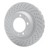 R1 98-98 Porsche 911 Left Rear Drilled Carbon Alloy GeoMET Rotor