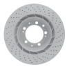 R1 98-98 Porsche 911 Left Rear Drilled Carbon Alloy GeoMET Rotor