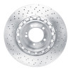 R1 15-17 Porsche 911 Right Rear Drilled Carbon Alloy GeoMET Rotor