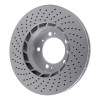 R1 98-12 Porsche 911 Right Front Drilled Carbon Alloy GeoMET Rotor