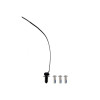 Mishimoto 2024+ Ford Mustang EcoBoost Charge Pipes - Wrinkle Black
